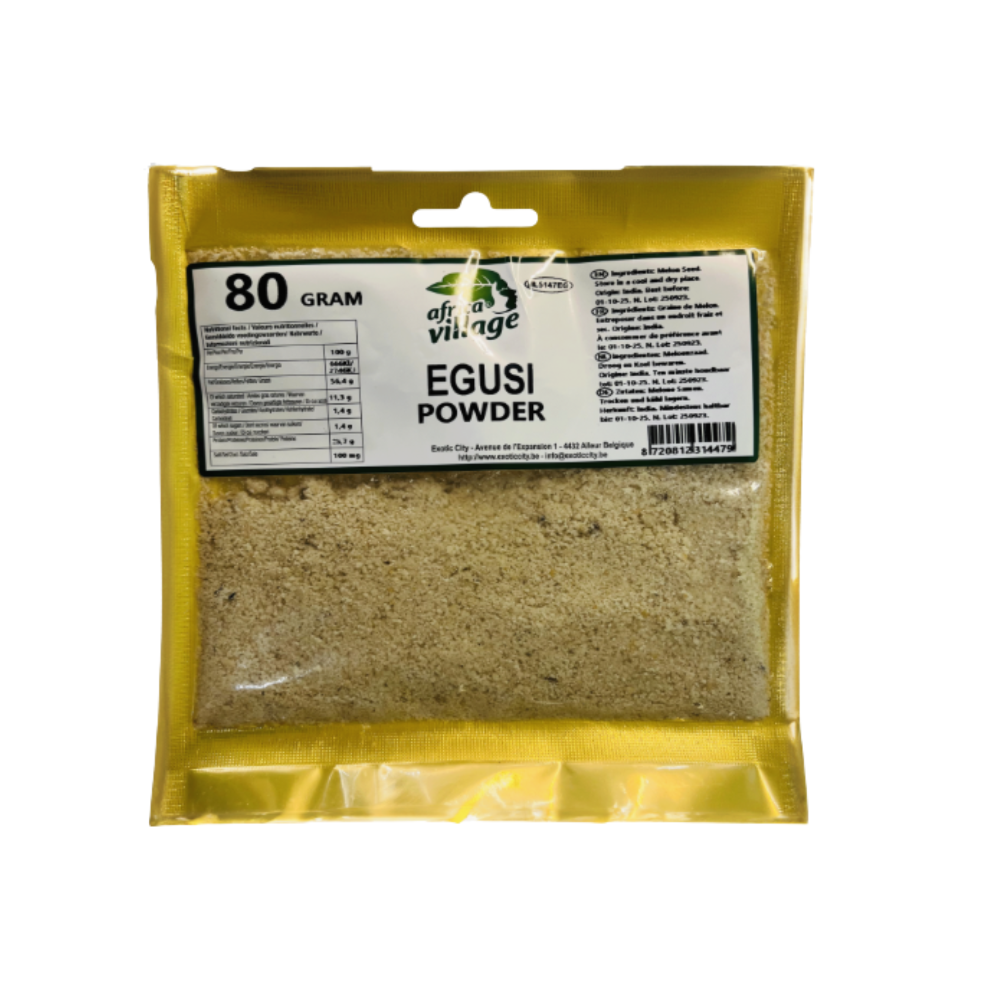 Egusi Powder Africa Village Dry  80g Mein Shop