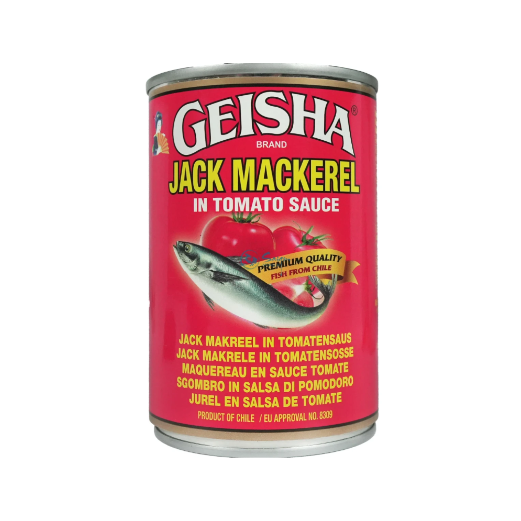Geisha Makrele in Tomatensauce mit Chili 425g Mein Shop