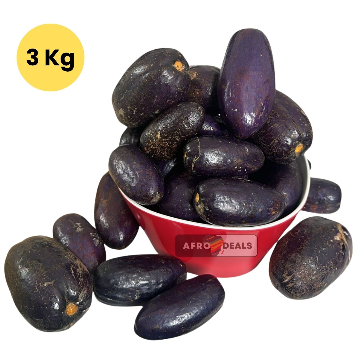 Frische Safou (Afrikanische Birne / African Pear / Prune) – Premium Qualität  - 3KG AfroDeals