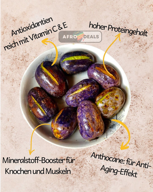 Frische Safou (Afrikanische Birne / African Pear / Prune) – Premium Qualität  - 5KG AfroDeals